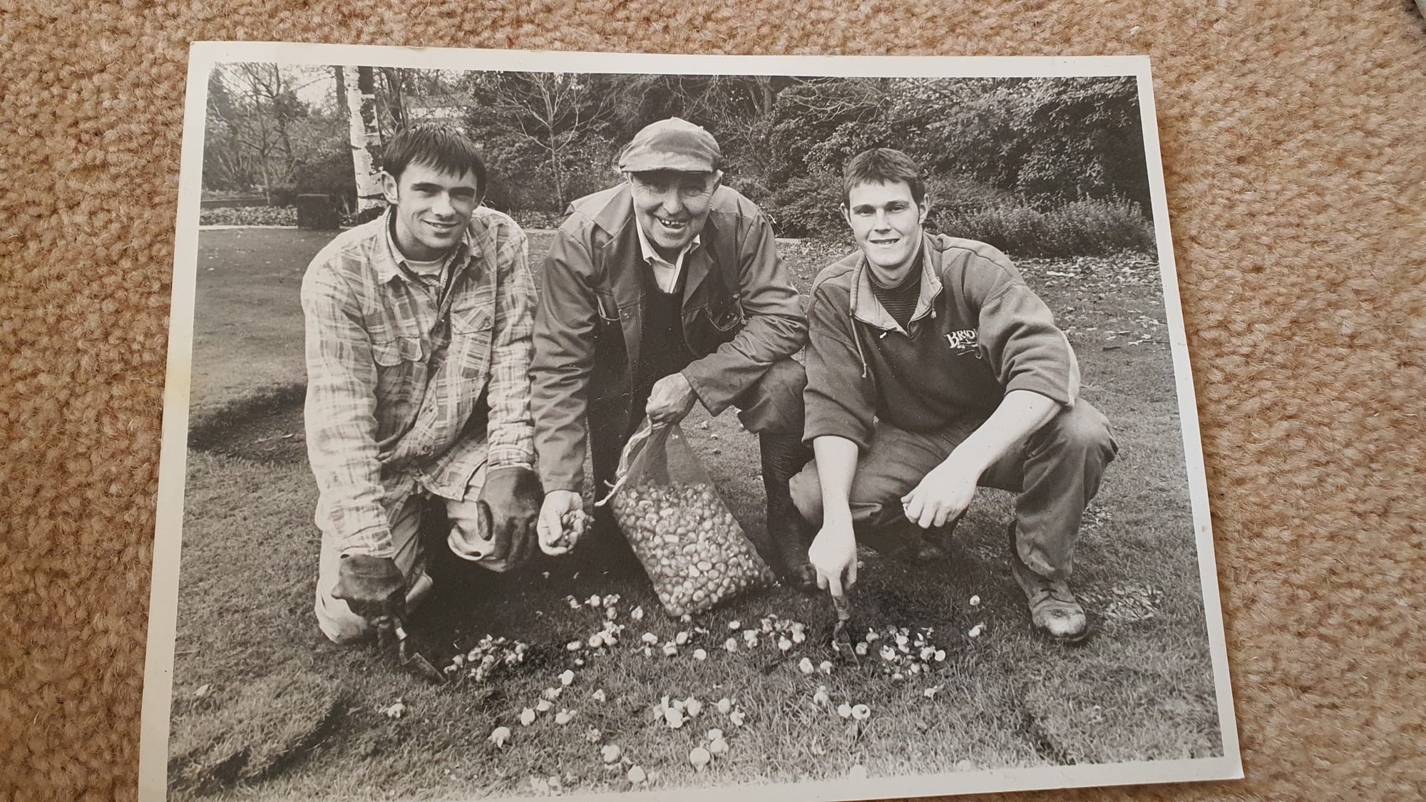 Paul Rose in local newspaper photo as a young man