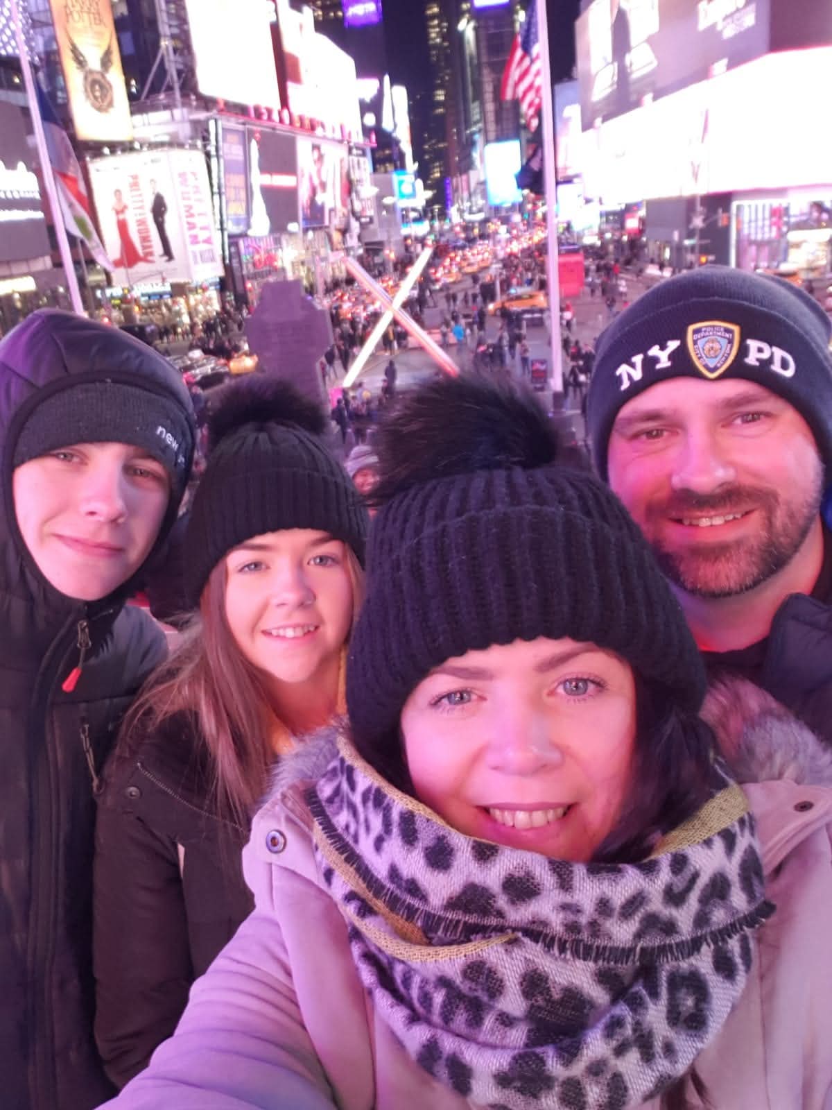 Paul Rose in New York Times Square