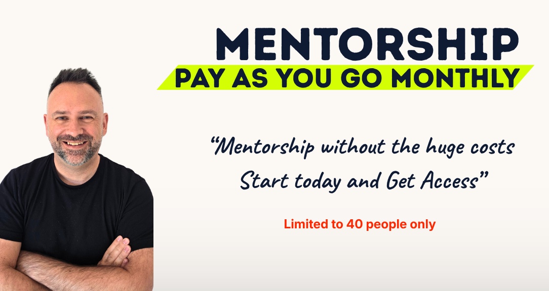 Pay as you go property mentorship with Paul Rose, limited to 40 people